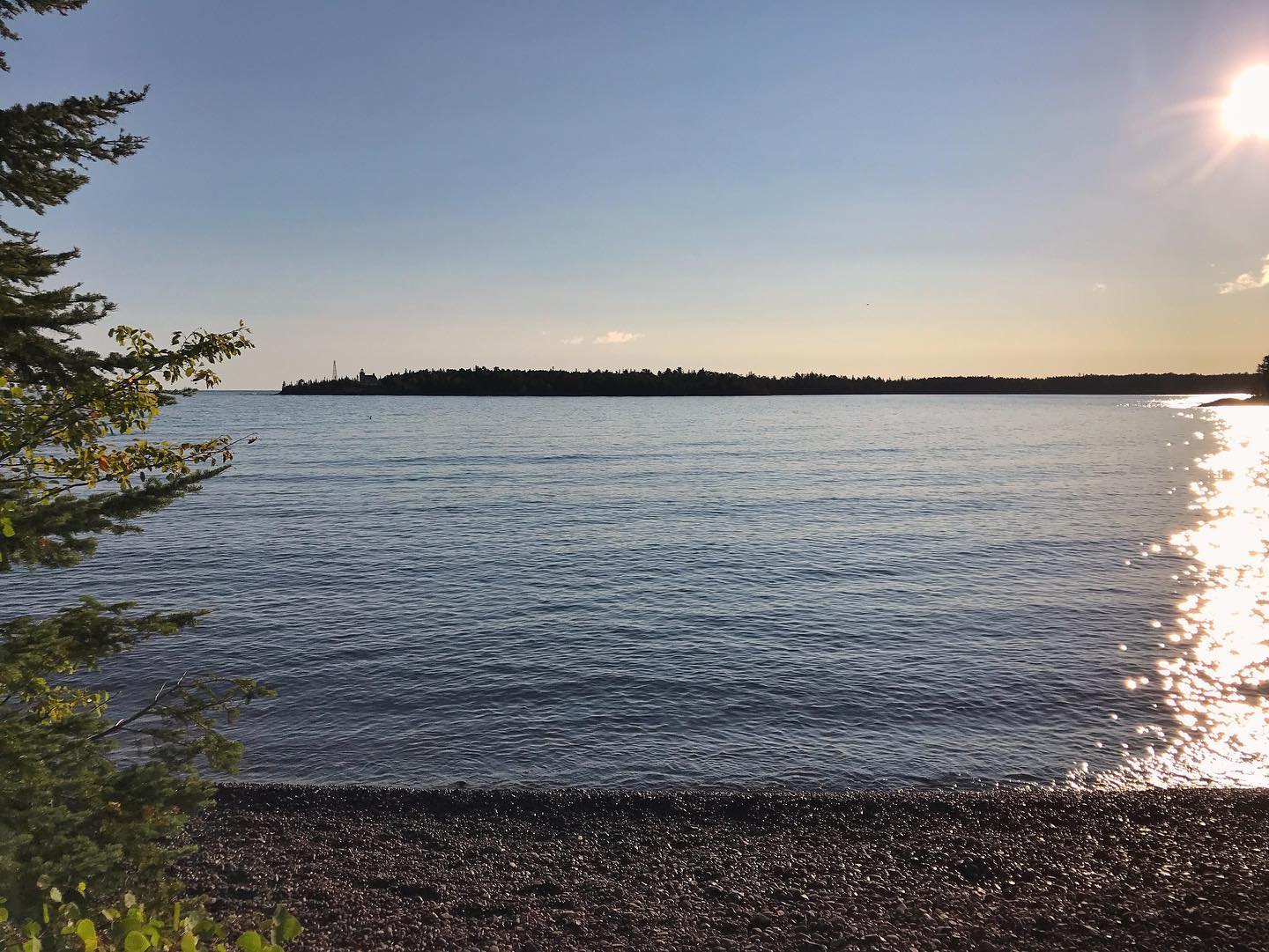 A beautiful Copper Harbor morning!The Lighthouse Lookout Karen Karl#copperharbormi #lakesuperiorharbor