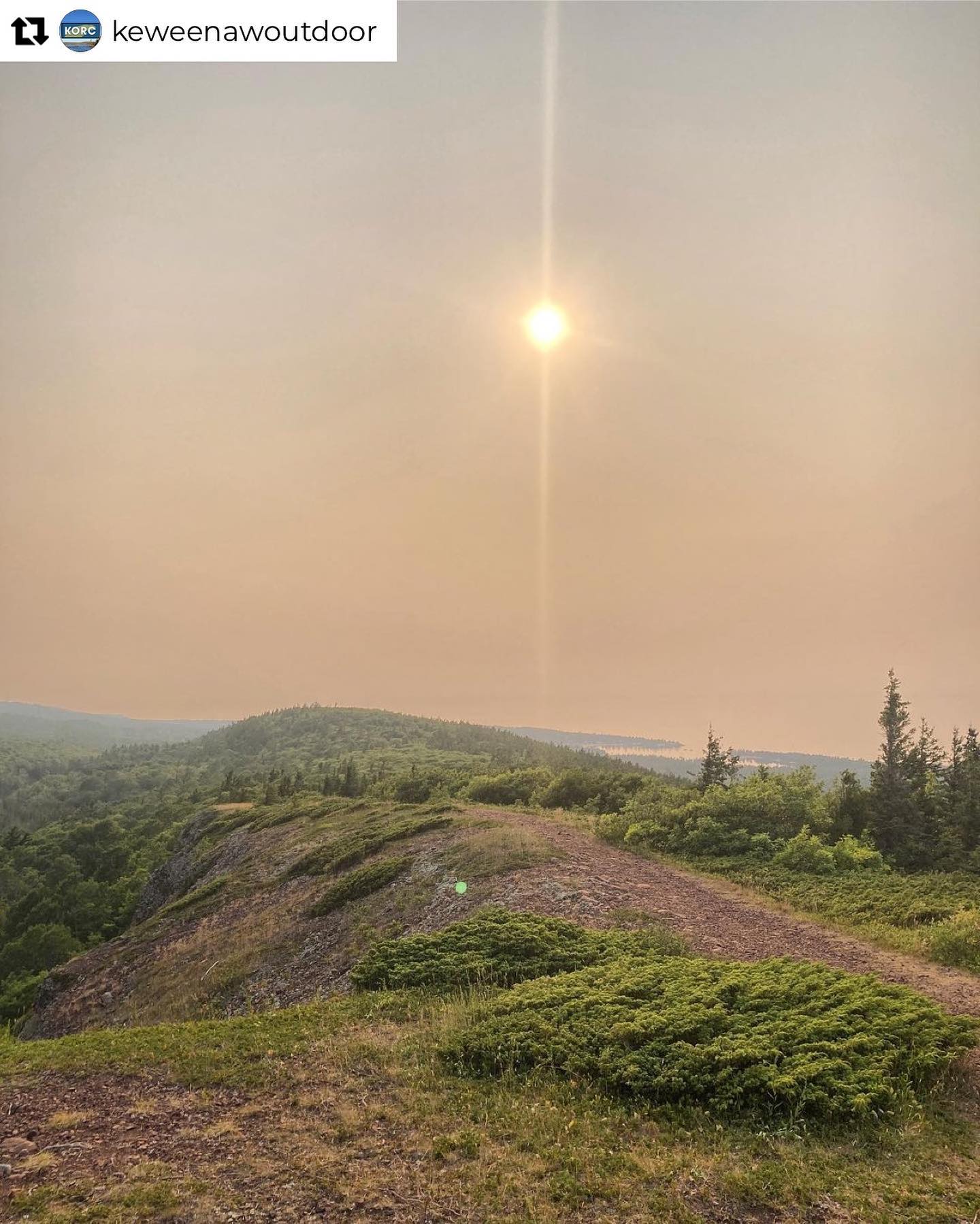 Thank you KORC!Repost from @keweenawoutdoor•Even through the heat and haze we have experienced this summer, the beauty of the Keweenaw can’t be beat! Make sure to respond to our latest Call to Action to help expand conservation of these incredible landscapes and secure public access for all forms of outdoor recreation for generations to come! Link in our bio. #copperharbormi